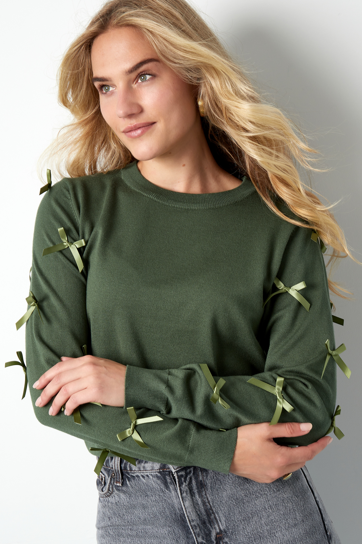 Bow Whisper sweater - green Picture2